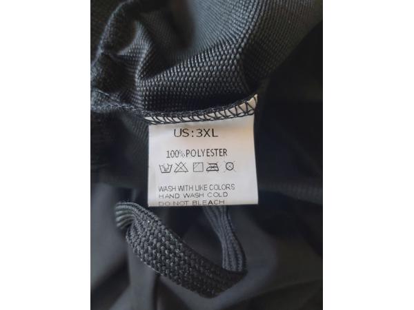 2 delige heren set Los Angeles zwart wit 3XL