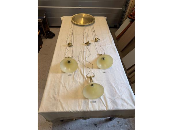 Lamp met Alabaster kelken