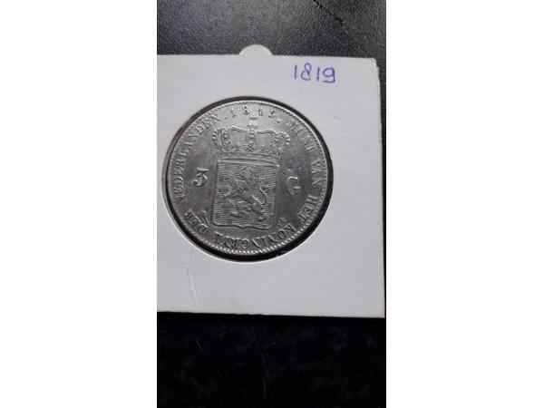3 gulden 1819 zf  Willem 1
