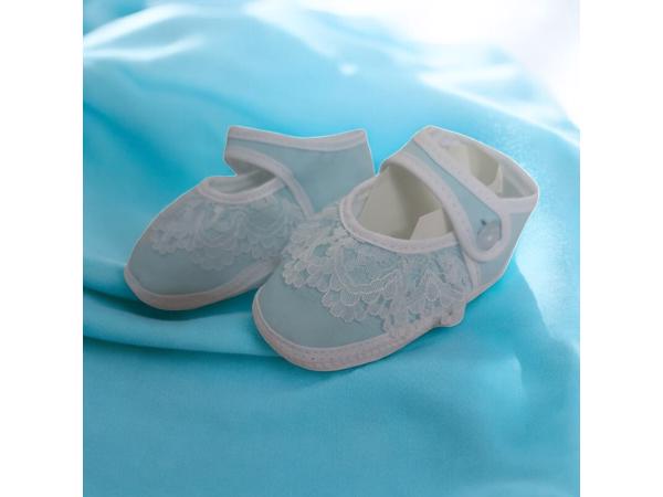 Junior Joy Babyschoenen Newborn Meisjes Lichtblauw/wit Met K