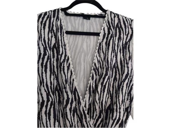 Playsuit zebra print en kant M