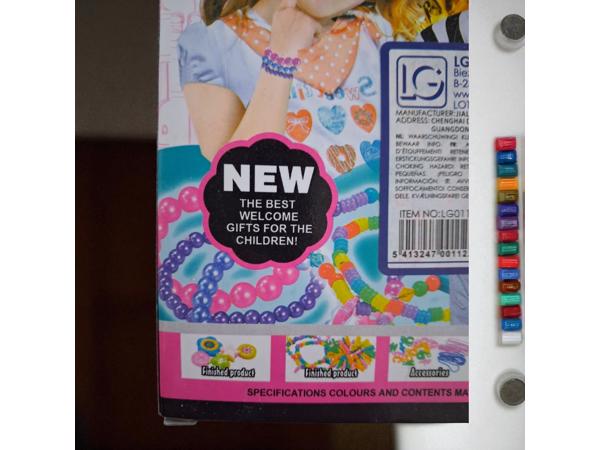 Maak je eigen armband roze doos vanaf 6 jaar