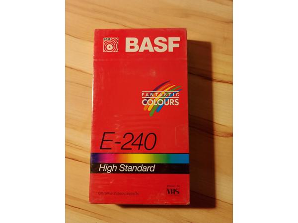 3 Basf E 240 videocassettes - VHS