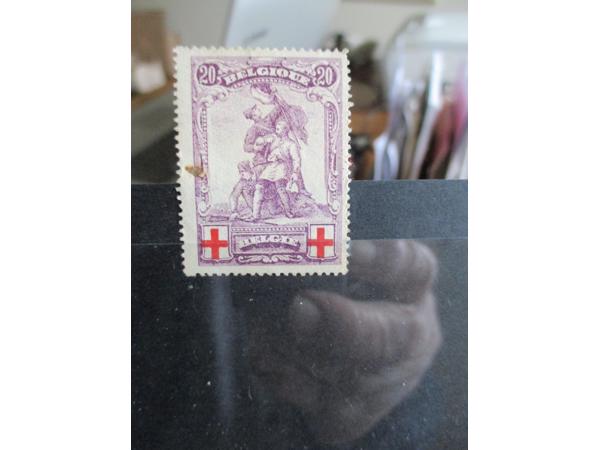 Postzegel België  -  Rode Kruis