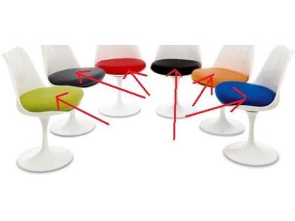 Vervangingskussen voor stoel design tulip Saarinen