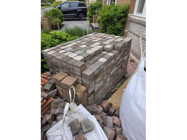 21 m2 betonklinker vierkant