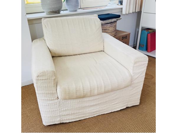 Relaxfauteuil – stevig frame, opnieuw te bekleden