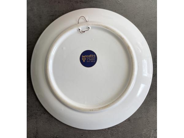 Vintage decoratief bord uit Rhodos