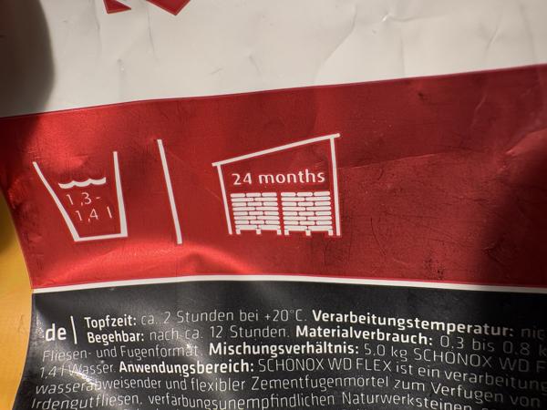 Voegmortel, waterafstotend, kleur Jasmin