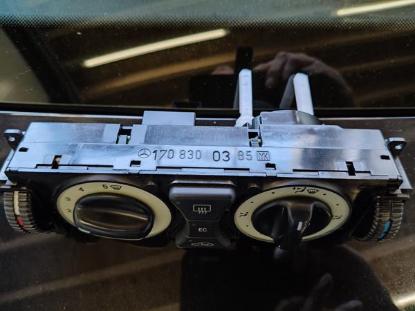 Ventilatie kachel bedieningspaneel Mercedes slk r170