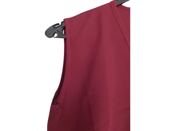 Luchtig mouwloos \shirt bordeaux rood M