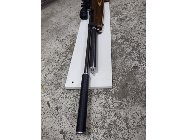 Pcp Steyr match 5.5 mm links met RWS kijker 6x40  , demper e