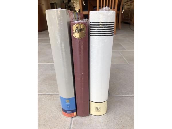 Foto albums Henzo 2 x en Hema 1x wit blad in folie