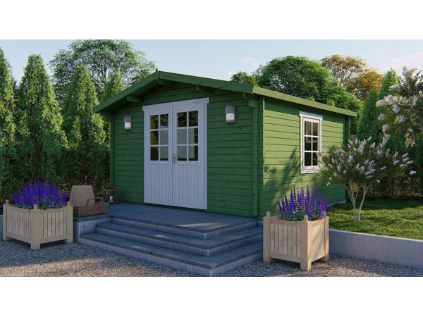 Blokhut - Tuinhuis Gunda | 40 mm | vuren onbehandeld