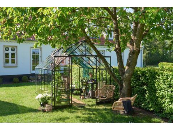 NIEUW  Tuinkas Qube 812, zwart gecoat