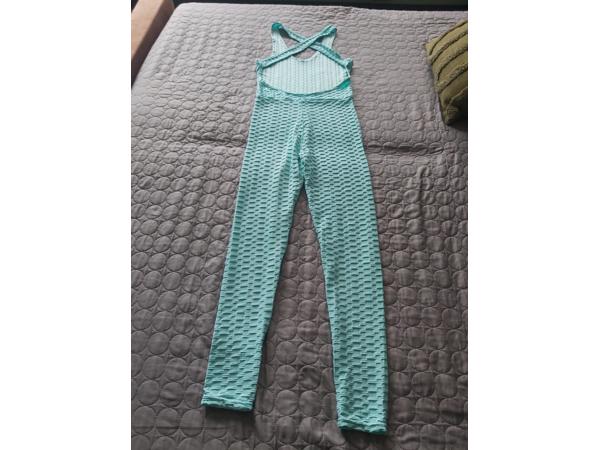 Holala sport jumpsuit mintgroen S/M 36/38