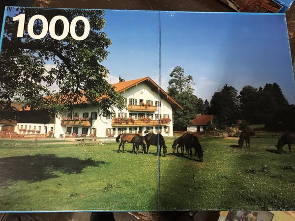 Puzzel - huis met paarden