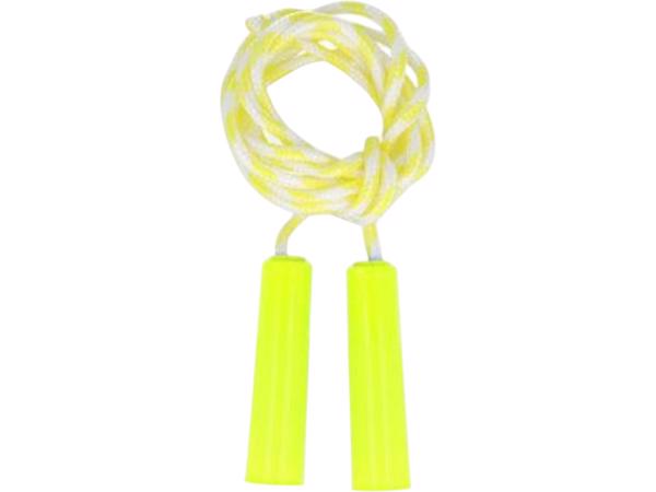 Fun toys springtouw geel lengte 2.20M