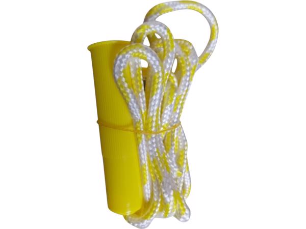 Fun toys springtouw geel lengte 2.20M