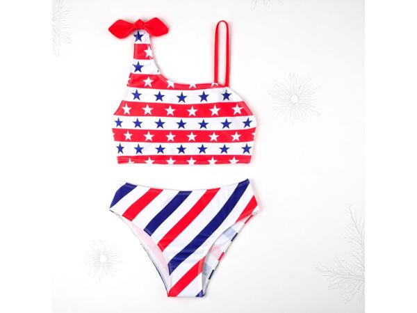 Meisjes bikini amerika 110/116 - 5/6 jaar