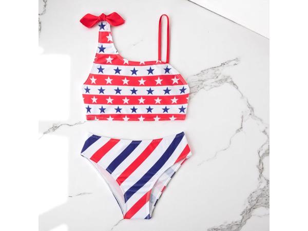 Meisjes bikini amerika 110/116 - 5/6 jaar