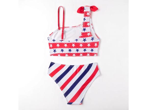 Meisjes bikini amerika 110/116 - 5/6 jaar