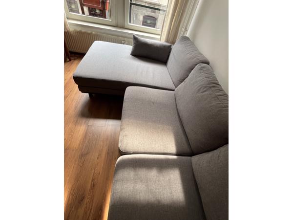 Wehkamp Torino chaise longue bank grijs