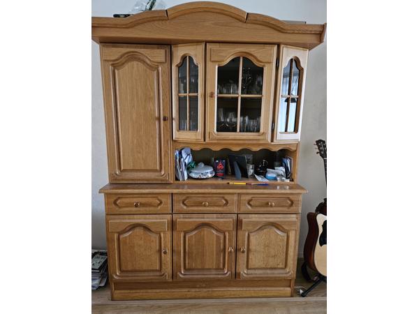 Blank eiken buffetkast