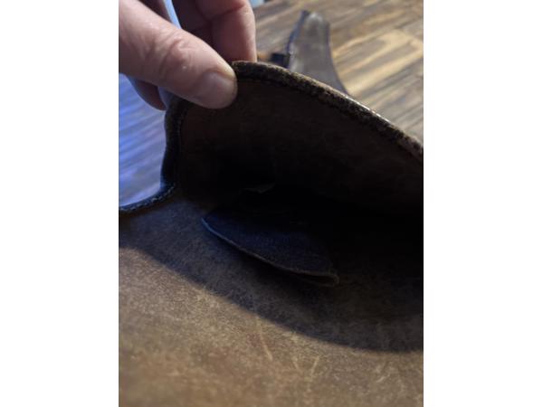 Foudraal leer bruin vintage