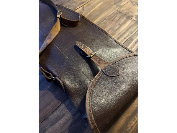Foudraal leer bruin vintage