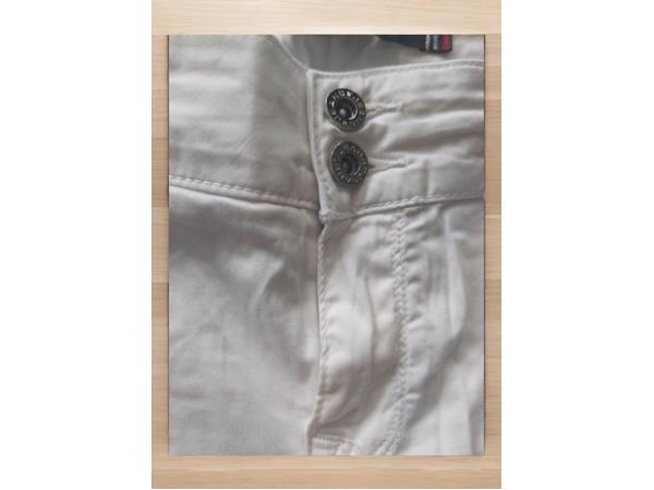 Dromedar Crème witte zomer broek extra lang maat 31/L