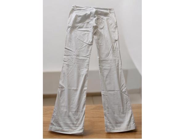 Dromedar Crème witte zomer broek extra lang maat 31/L