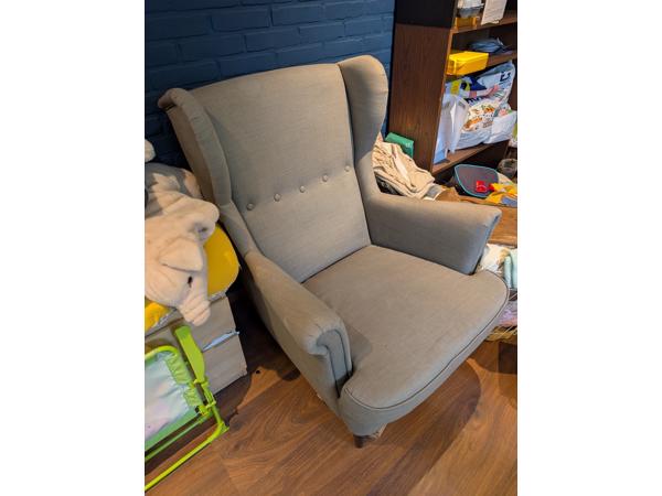 Ikea Strandmon Armstoel grijs