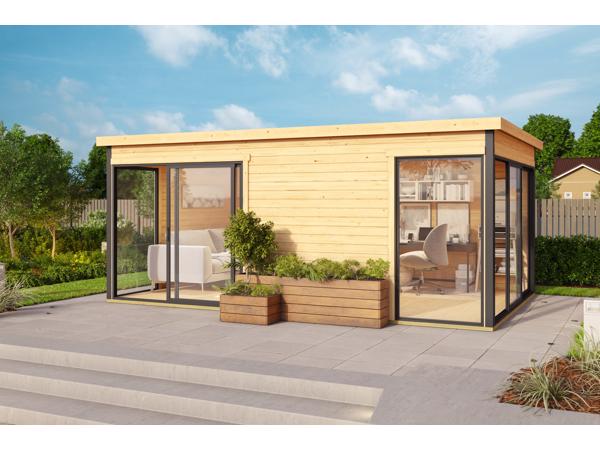 NIEUW Luxe blokhut Domeo 3