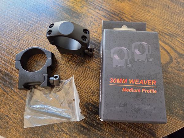 Vectoroptics 30mm picatinny medium mounts