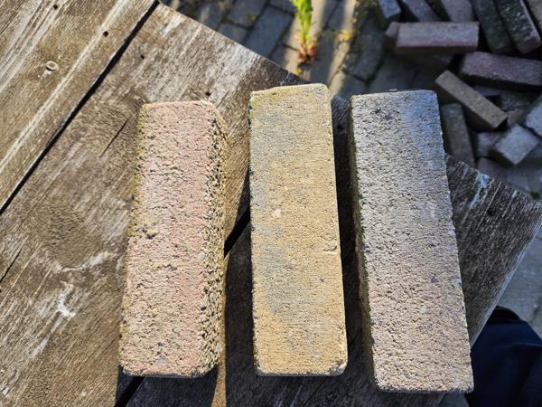 Betonklinkers Waalformaat af te halen