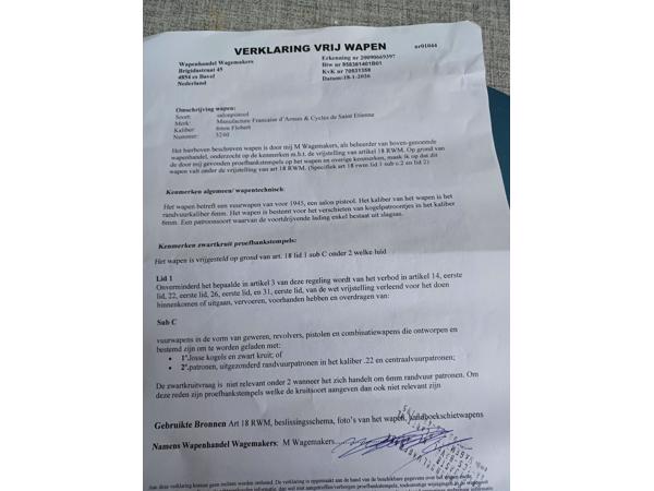 Te Koop vrijgesteld Salonpistool