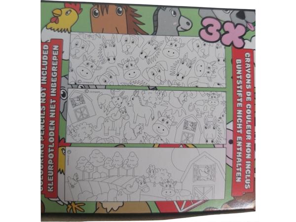 kleur je eigen beker - boerderij dieren - met 3 tekeningen