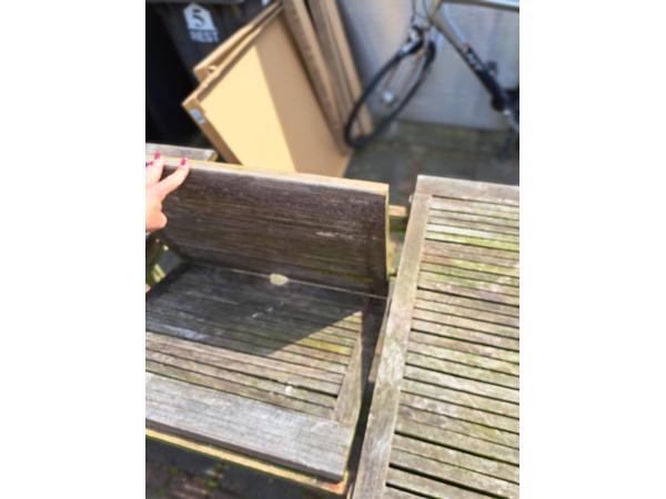 Teakhouten tuintafel