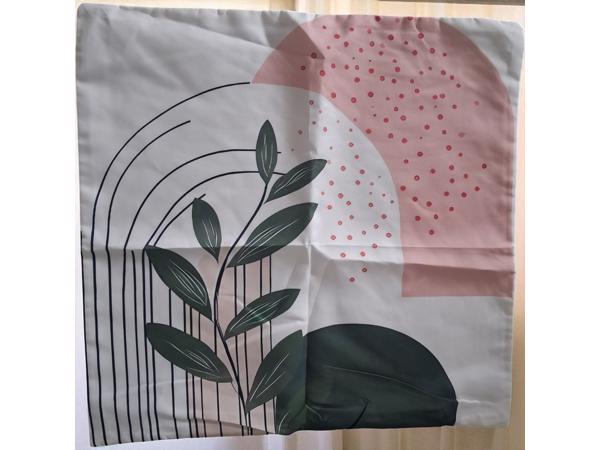 Set van 4 kussenhoezen bohemian groen roze 45x45cm