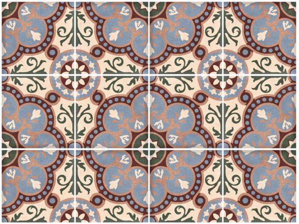 Portugese vloertegels 20x20 cm Volga keramische tegels