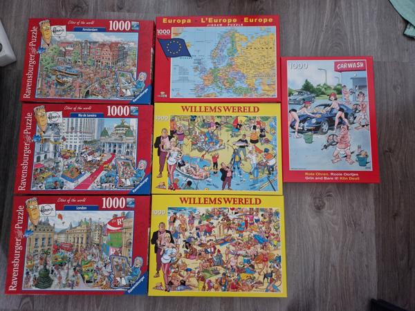 Legpuzzels 1000 stukjes Ravensburger en De Puzzelman