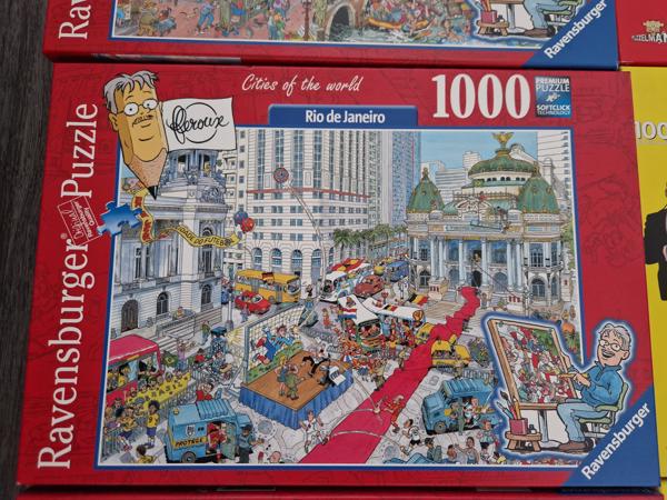 Legpuzzels 1000 stukjes Ravensburger en De Puzzelman