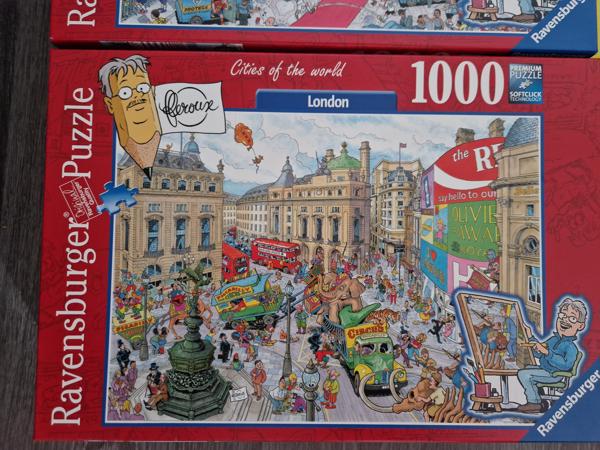 Legpuzzels 1000 stukjes Ravensburger en De Puzzelman