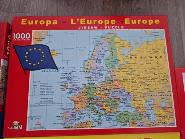 Legpuzzels 1000 stukjes Ravensburger en De Puzzelman