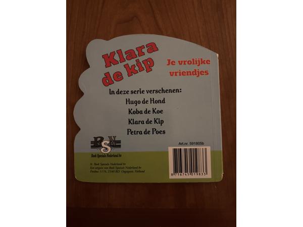 Kartonboek Klara de Kip ( vrolijke vriendjes )