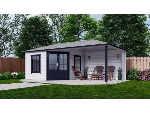 NIEUW Blokhut 3555Z met terras.