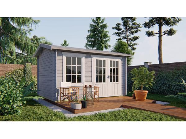 Blokhut - Tuinhuis Chloe | 40 mm | vuren onbehandeld