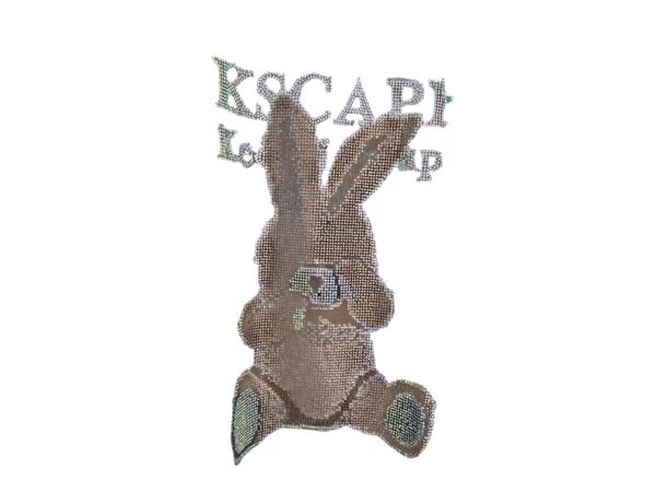 Sweat jurk strass steentjes grijs L/XL