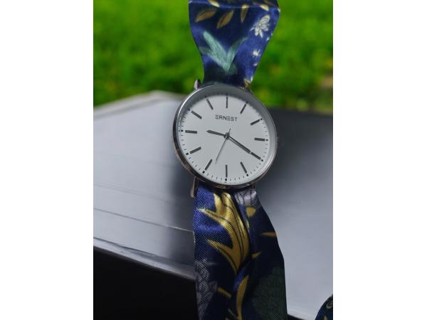 Ernest Strik armband Horloge – Navy blue